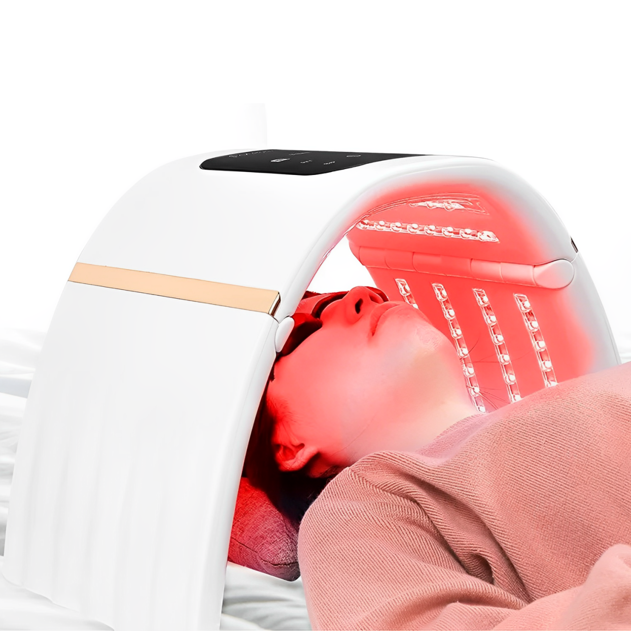 Přístroj pro světelnou terapii PDT s LED a 7 barevnými možnostmi pro domácí spa a omlazení pokožky