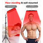 AstraLuma állólámpa piros és infravörös LED terápiás fény pontos kezelésekhez