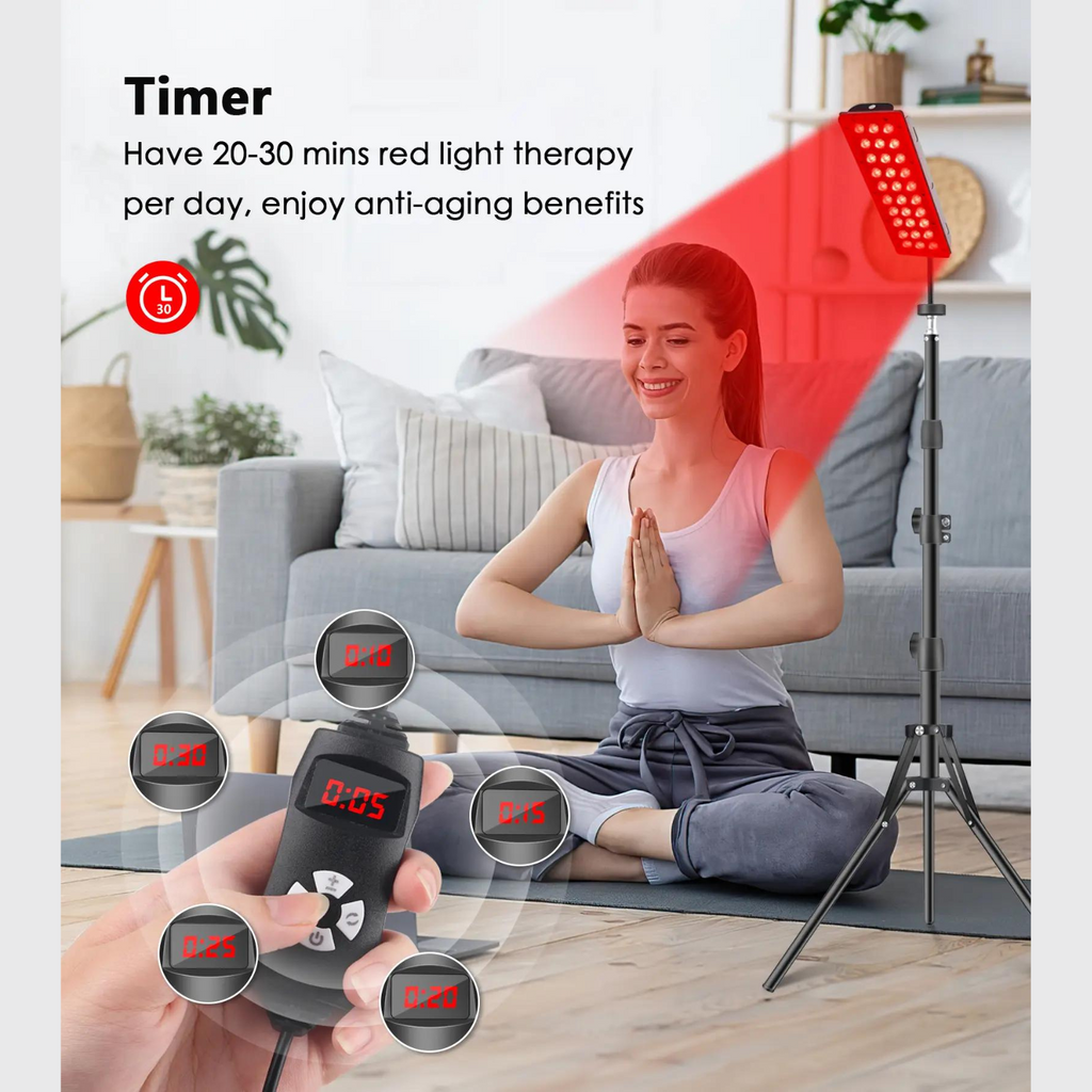 AstraLuma állólámpa piros és infravörös LED terápiás fény pontos kezelésekhez