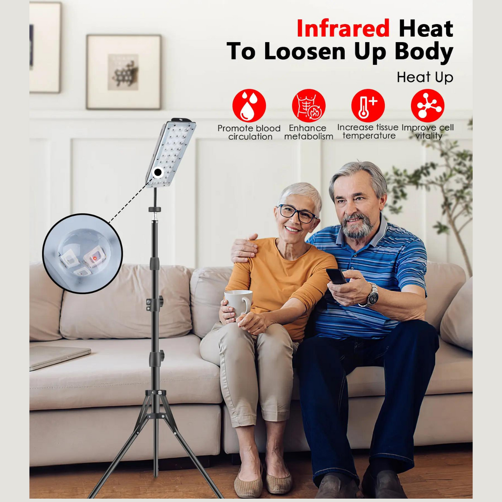 AstraLuma állólámpa piros és infravörös LED terápiás fény pontos kezelésekhez