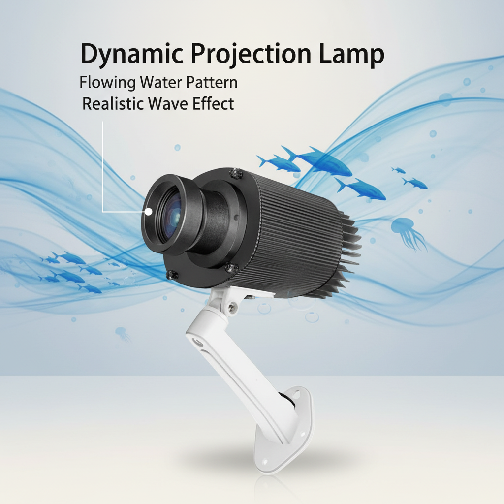 Dynamic Wave Effect Landscape Light Projector