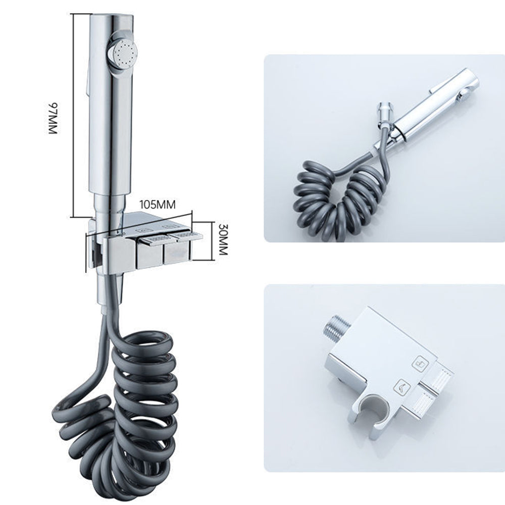 AquaKey | Regulowany przenośny bidet z kontrolami w stylu fortepianu do toalety | Petprovac