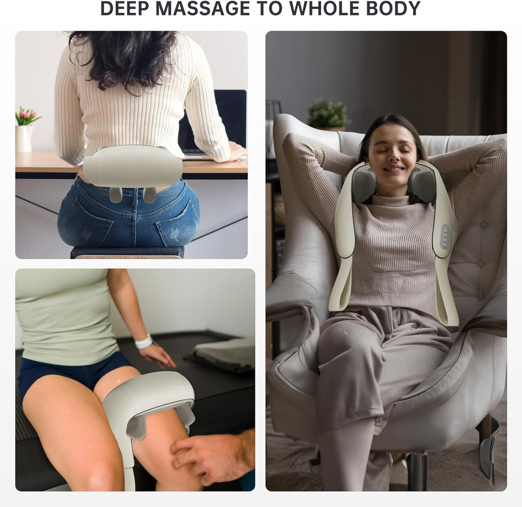 VitaPulse masážní přístroj na hlubokou masáž krku a zad pro úlevu