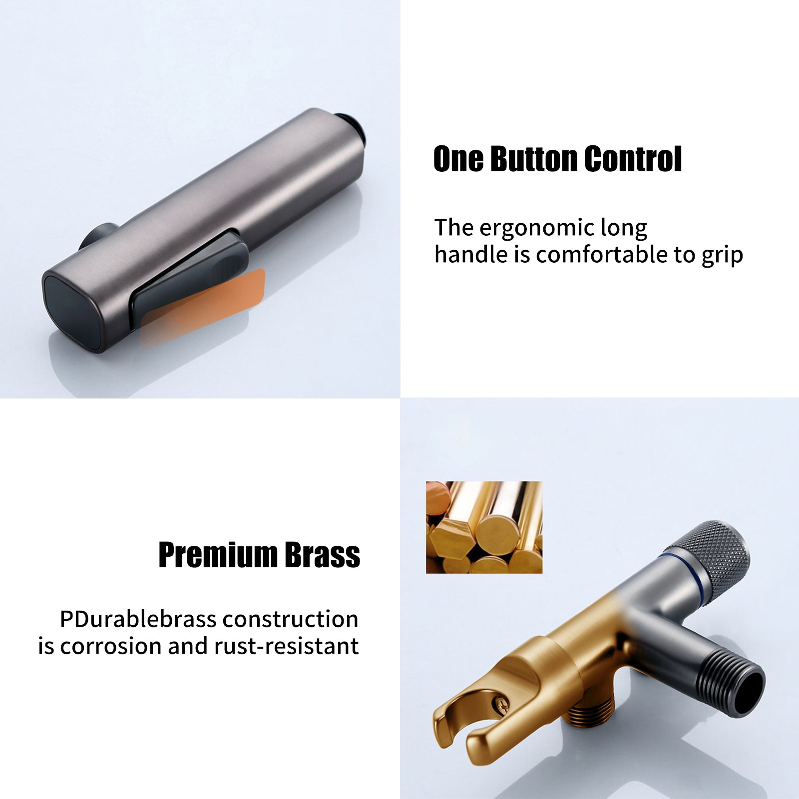 PrecisionFlow kézi bidé permetező állítható fúvókával | Petprovac