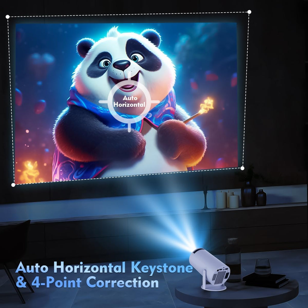 Magcubic 4K mini projektor pro domácí kino, přenosný na cesty