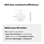 Kids GPS Tracker With Real Time Tracking Waterproof Build Extended Battery Life