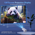 Magcubic 4K mini projektor pro domácí kino, přenosný na cesty