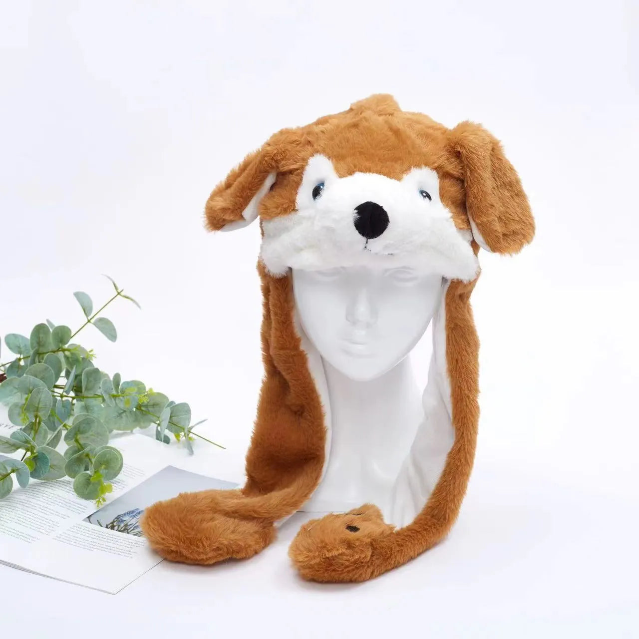 Funny hat with wobbly ears