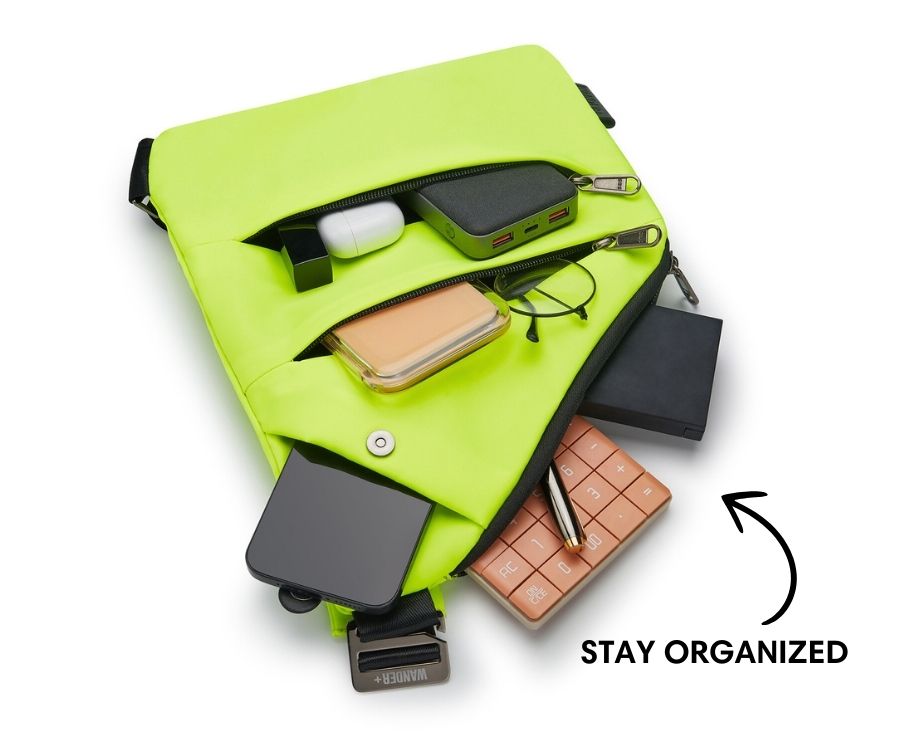 Anti-Theft Travel Bag – Hidden Zippers and Front-Facing Security