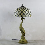 Aurena Tiffany-Style Table Lamp With Colorful Dome Shade