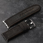 Handcrafted Canvas and Genuine Leather Watch Strap