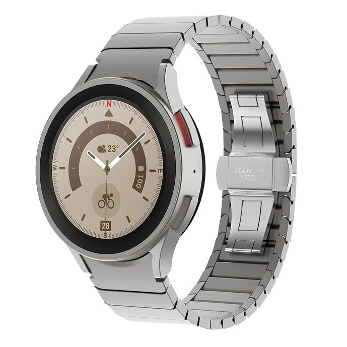 Tali Kunci Kupu-Kupu Keluli Tahan Karat Serasi Dengan Jam Tangan Samsung Galaxy 4/5/6/7 Pro