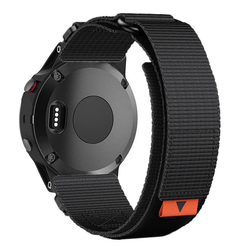 RidgeLine taktisk nylonklockarmband kompatibel med Garmin Tactix & Fenix 8/7/7X/6/6X