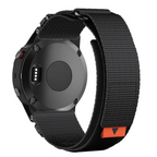 RidgeLine taktisk nylonklockarmband kompatibel med Garmin Tactix & Fenix 8/7/7X/6/6X