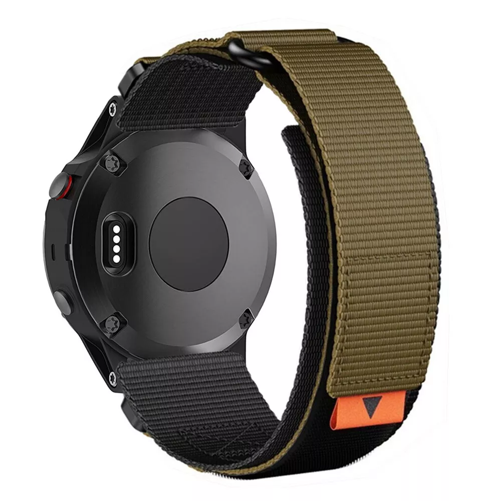 RidgeLine タクティカルナイロンウォッチストラップ Garmin Tactix & Fenix 8/7/7X/6/6X対応