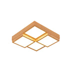 TimberLume Træloftlampe - Elegant Flerlyskildearmatur