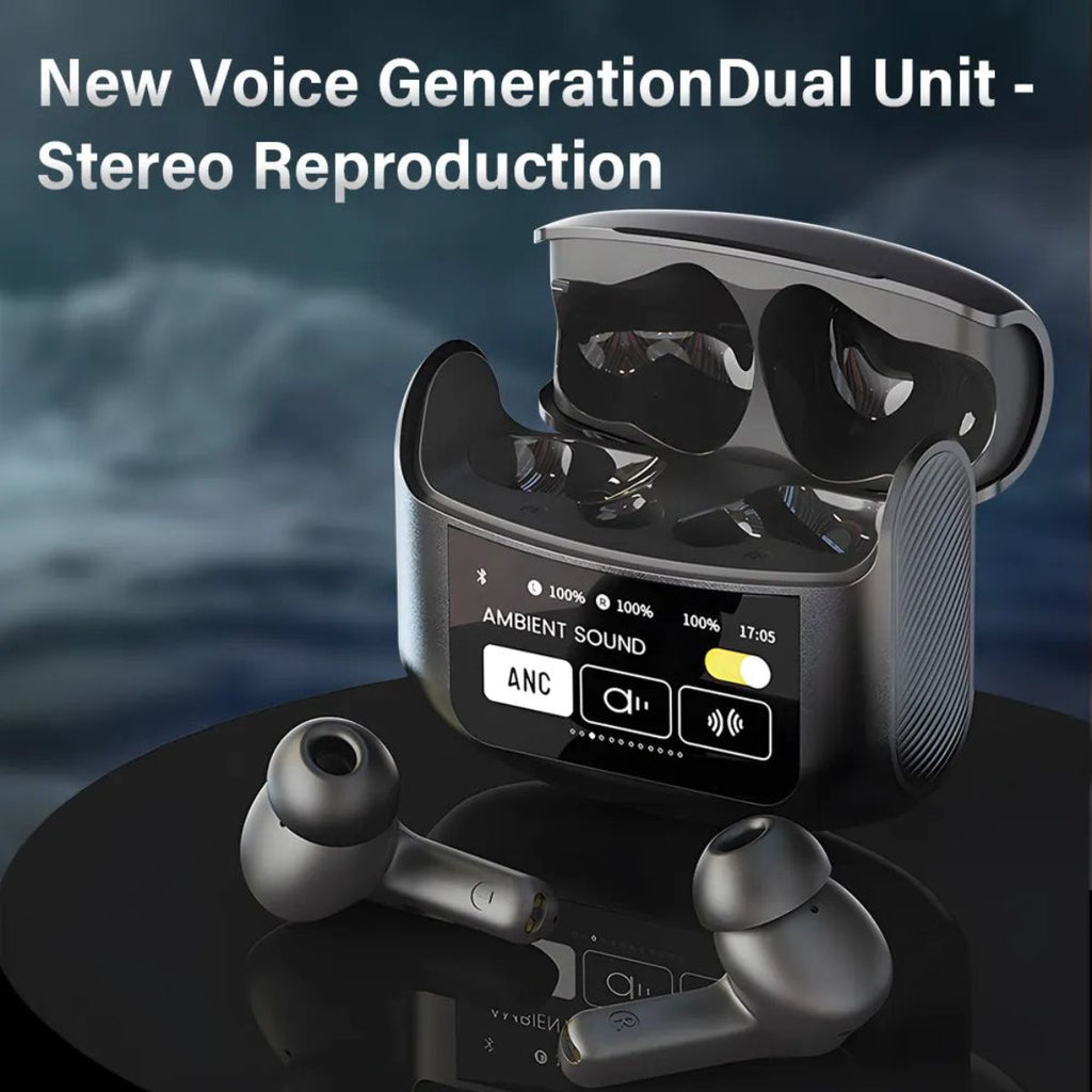 AeroVibe Touchscreen-Ohrhörer mit aktiver Geräuschunterdrückung | Petprovac