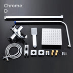 Nyra デュアルミキサーレインシャワーシステム ハンドヘルドスプレー付き 簡単取り付け