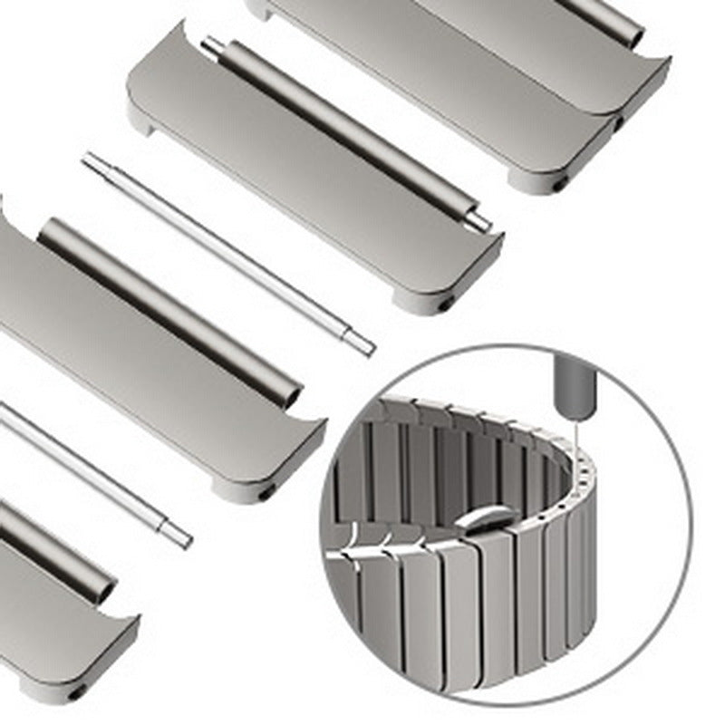 Tali Kunci Kupu-Kupu Keluli Tahan Karat Serasi Dengan Jam Tangan Samsung Galaxy 4/5/6/7 Pro