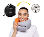 Memory Foam Travel Neck Pillow for Long Flights, Road Trips and Everyday Commutes