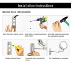 AstraLux Silver LED Magnifying Vanity Mirror Wall Mount