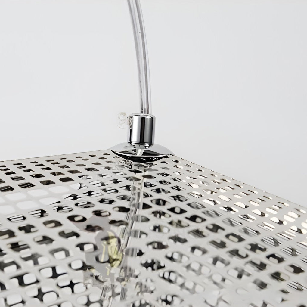 Lumenara geometrisk rund pendellampe i elektrolytisk metall