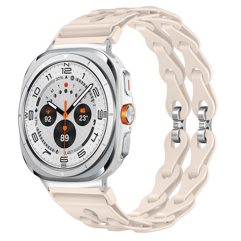 Aventa Sport silikonarmband kompatibelt med Samsung Galaxy Watch Ultra 47mm