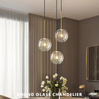 Aurelia Kugle Glas Loftlampe Middelalderinspireret