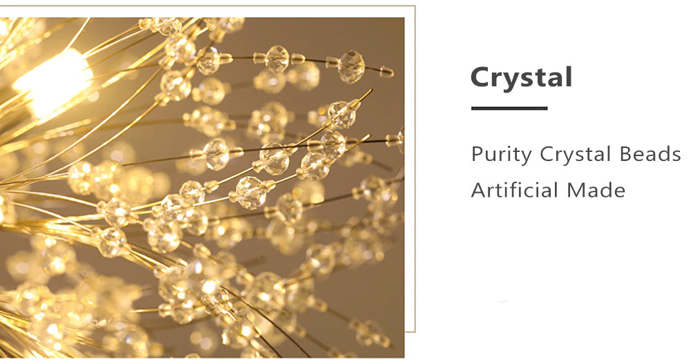 Lunara Lampada a Sospensione con Pendente di Dente di Leone Invertito Edizione