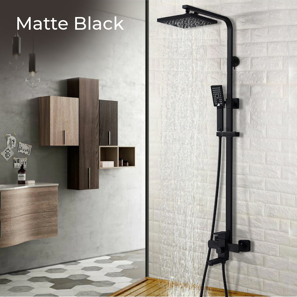 Nyra デュアルミキサーレインシャワーシステム ハンドヘルドスプレー付き 簡単取り付け