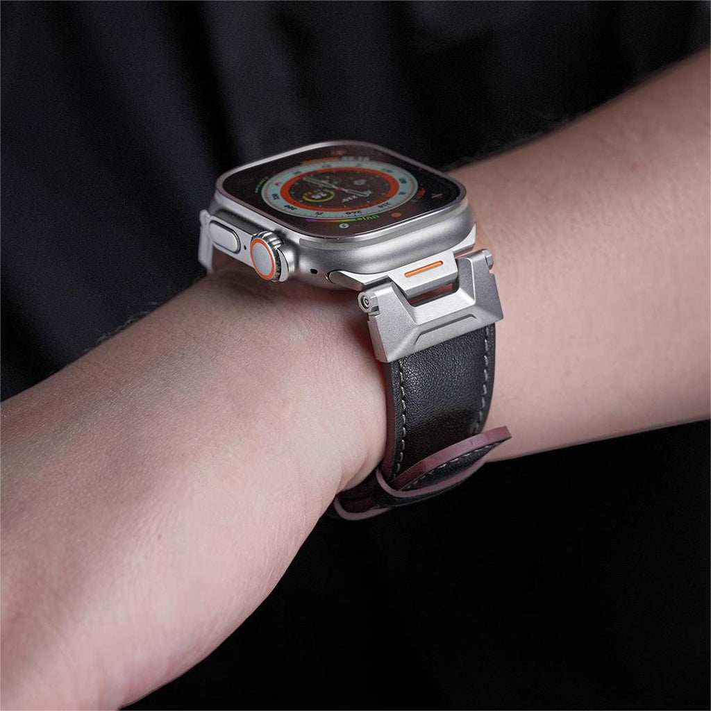 RoveNova フッ素ゴムとレザーのストラップ Apple Watch用 | Petprovac