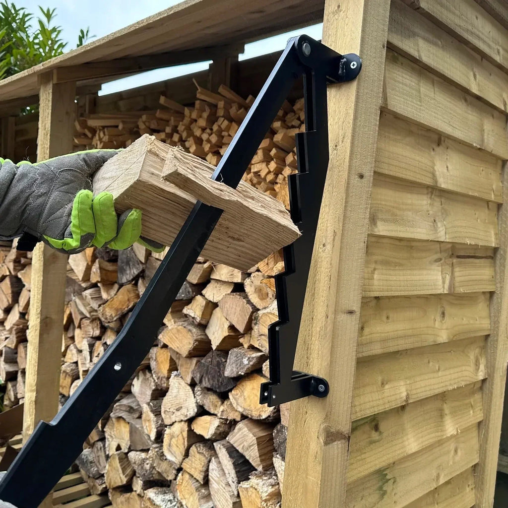 LogMaster Wandmontierter Holzspalter für einfaches Holzspalten zu Hause