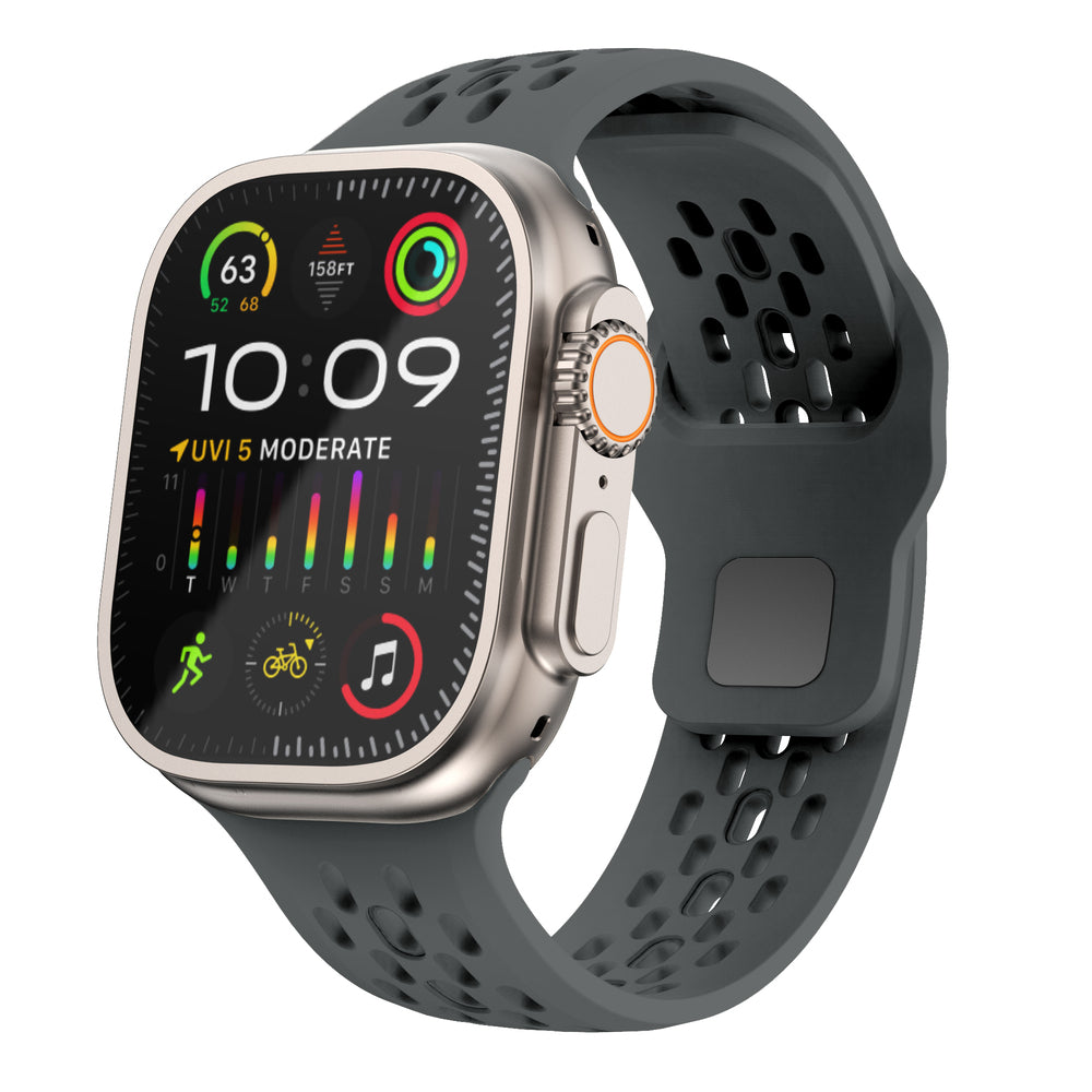 Aeris Ademend FKM Rubber Bandje voor Apple Watch | Petprovac