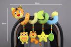 Bright Multi-Sensory Travel Spiral With Teether For On-The-Go Fun | petprovac
