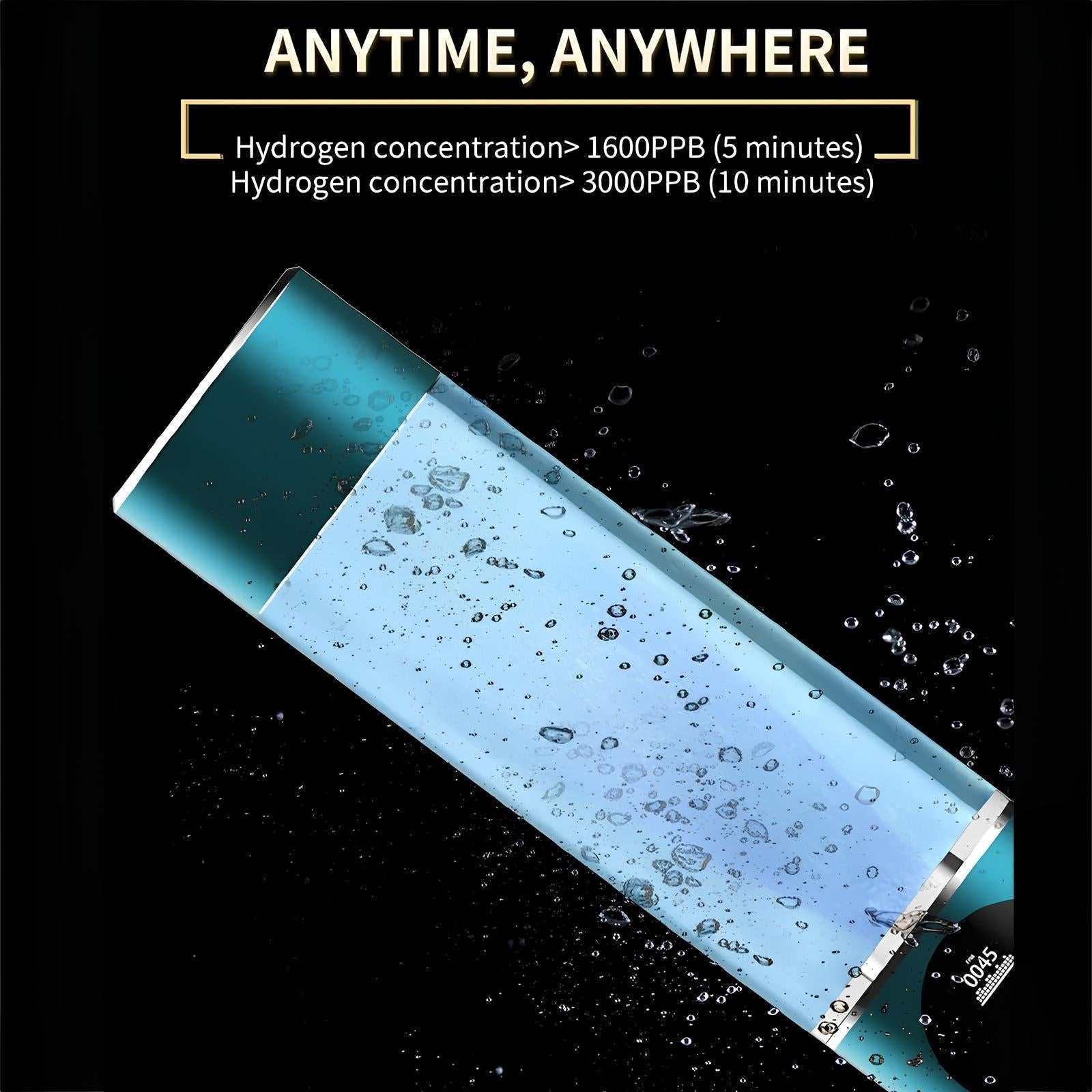 AuroraHydro 5000ppb 携帯用水素水ボトル