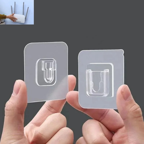 Orsena | Paquete de 5 Soportes de Pared Transparentes de Acrílico para Potenciadores WiFi