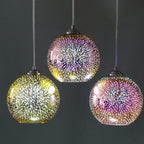 Prismora 3D Glass Dome Pendant Light - Colorful Modern