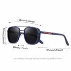 Retro Polarized Sunglasses With Lightweight Frames For Outdoor Enthusiasts