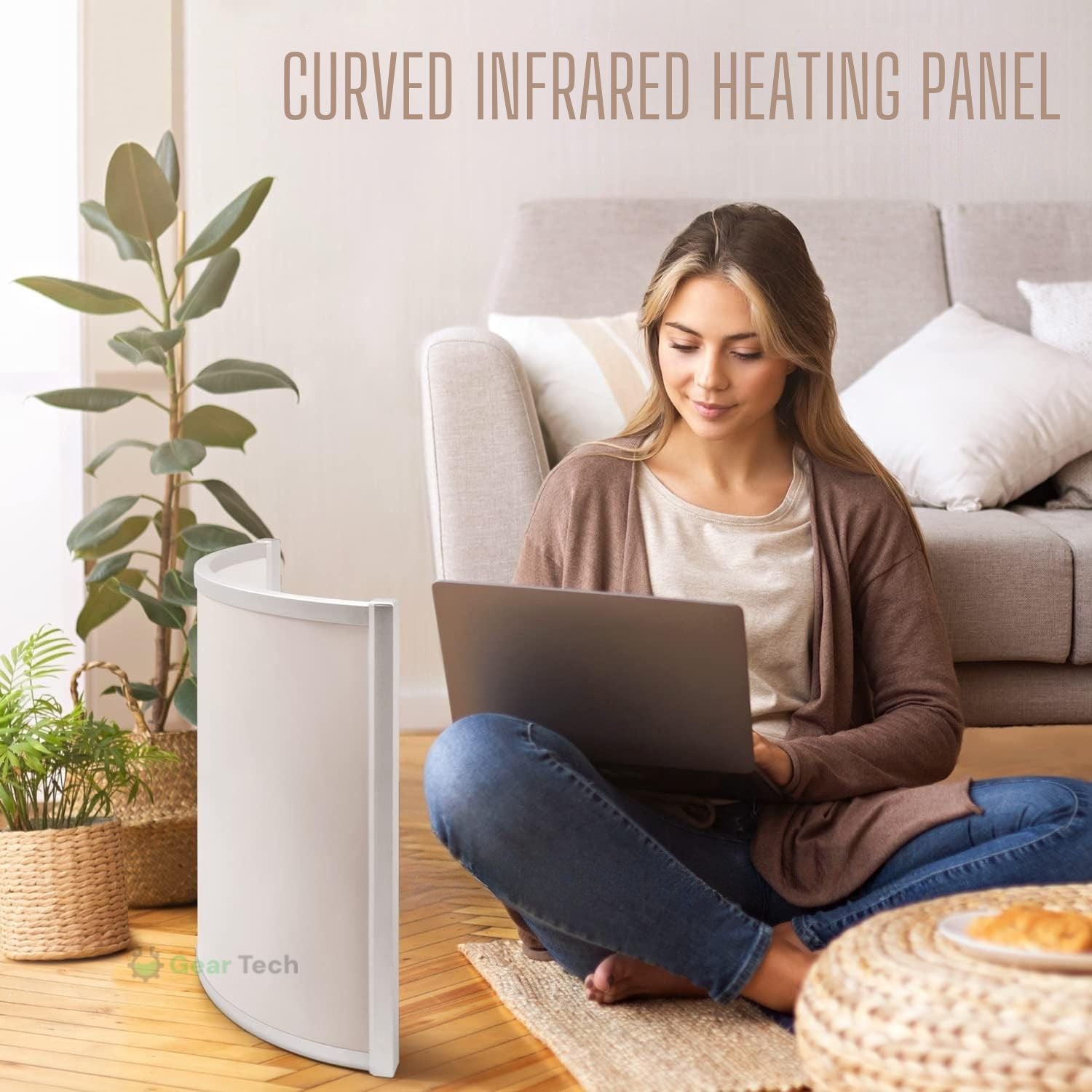 Vireluxe 300W Infrarødt Varmepanel til Hjemmekontor