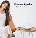 Lámpara de mesita de noche 4 en 1 AstraNova con carga inalámbrica rápida