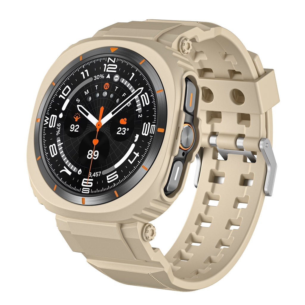 FlexTone Sport TPU -ranneke ja kotelo Samsung Galaxy Watch Ultra 47 mm:lle