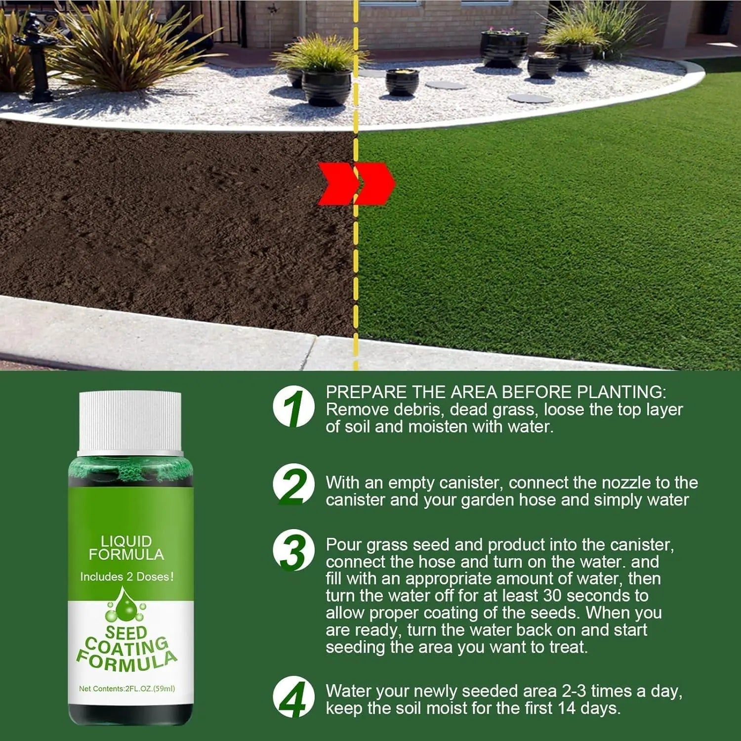 Hydroseed Solution for Lawn Renovation – so you can be proud of your lawn again