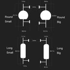 LumaHex Bikakevegglampe med varm gyllen glød