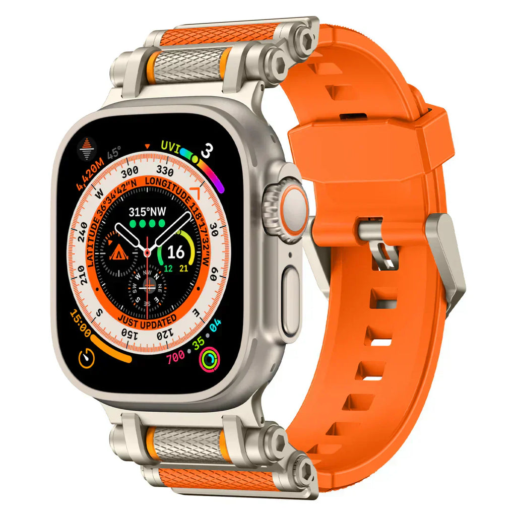 Kestrel | Tactical Rotating Silicone Strap for Apple Watch | Petprovac
