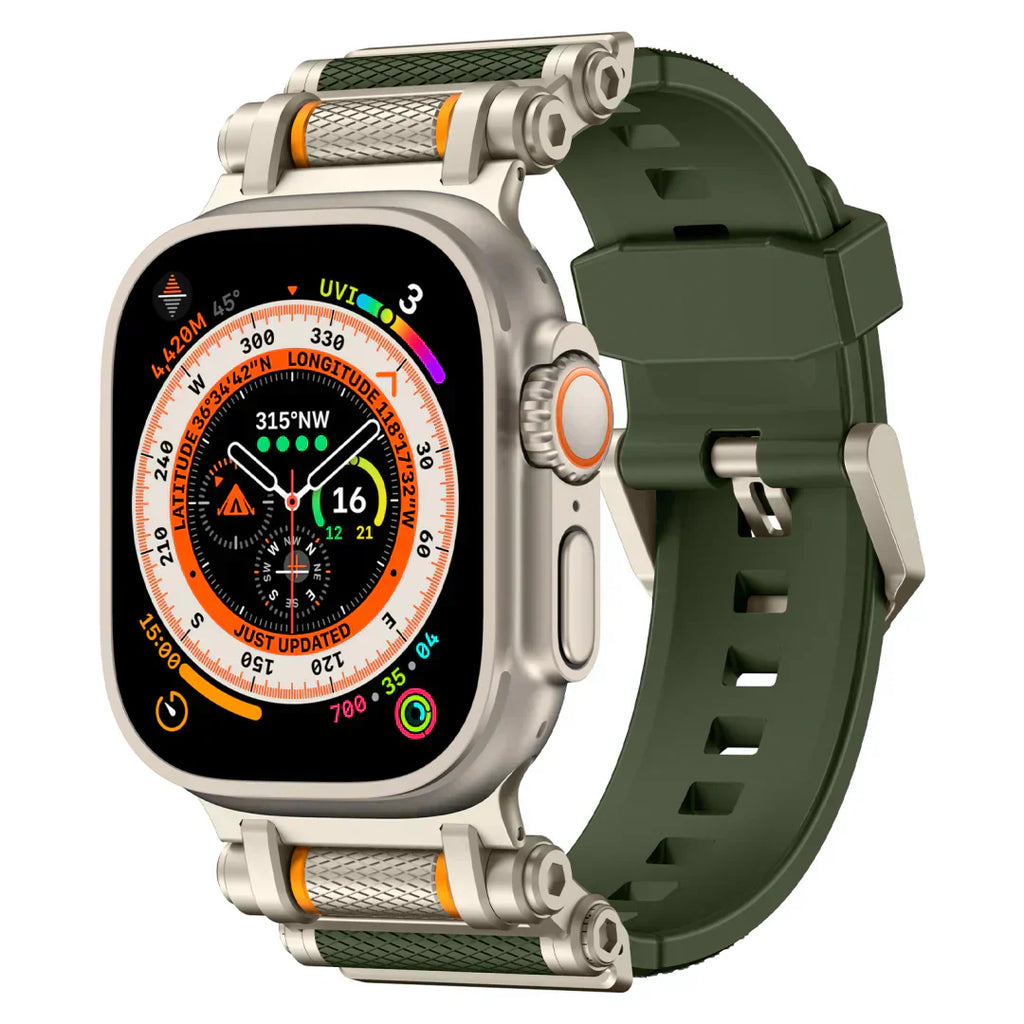 Kestrel | Tactical Rotating Silicone Strap for Apple Watch | Petprovac