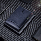 Genuine Leather Theft Protection Card Holder