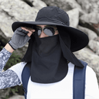Breathable Fishing Hat With Wide Brim And Sun Protection