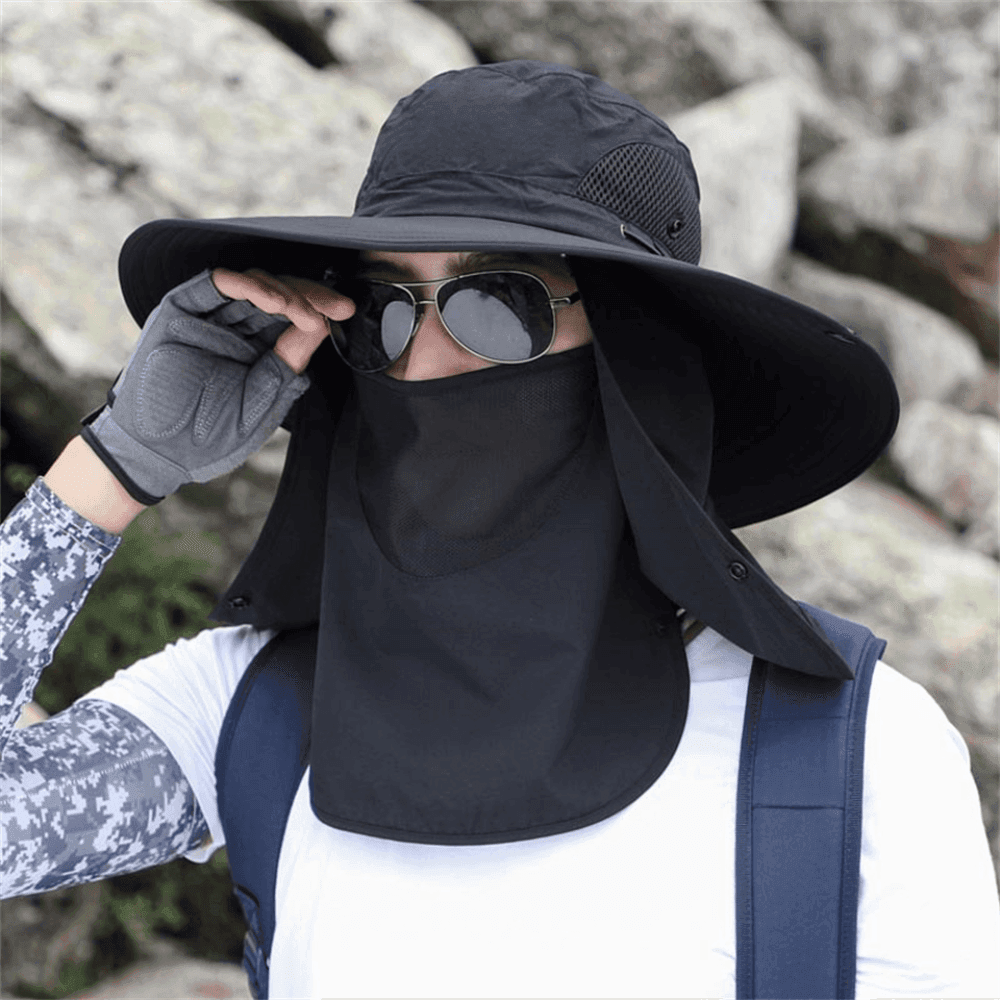 Breathable Fishing Hat With Wide Brim And Sun Protection