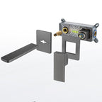 LumaLine 隠し壁取り付けシンク蛇口、ワンハンドル