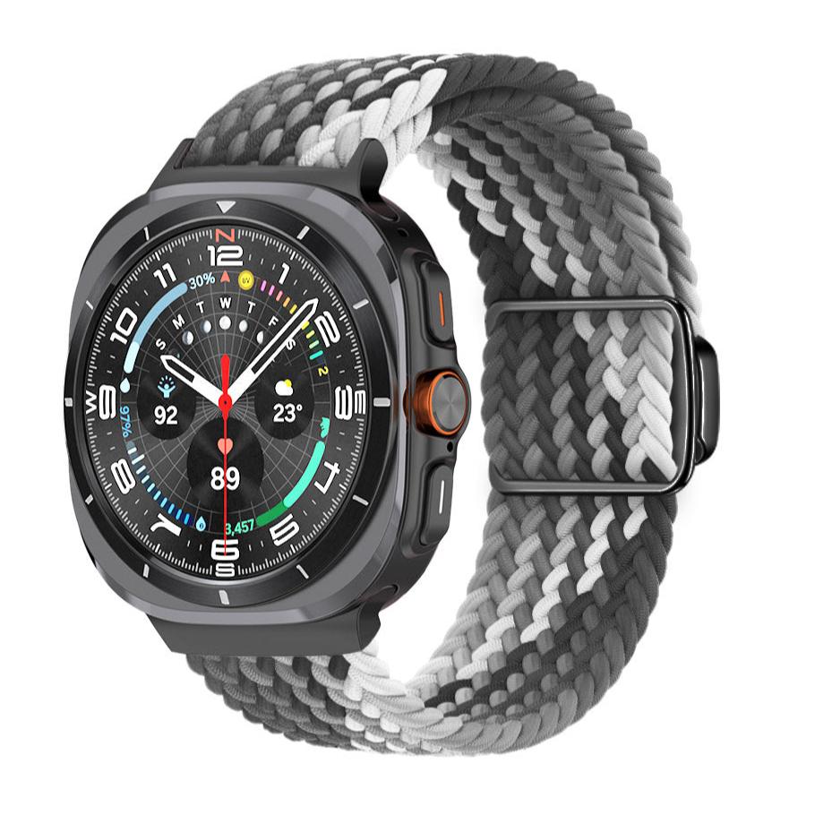 Cinturino in nylon intrecciato con fibbia magnetica Arivra per Galaxy Watch Ultra